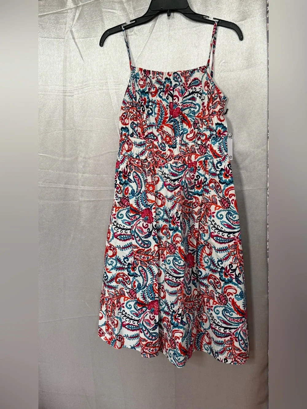 Floral Paisley Tiered Summer Skirt - Multicolor - Picture 2 of 4